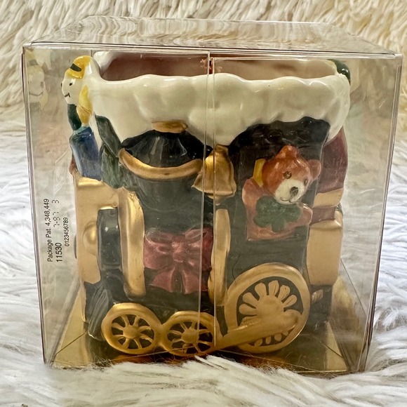 Fitz and Floyd Other - Fitz‎ & Floyd Vintage Christmas Candle Train Ceramic - New 9.2 oz